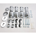Ellipse Model Chrome Towel Radiator Bracket Set