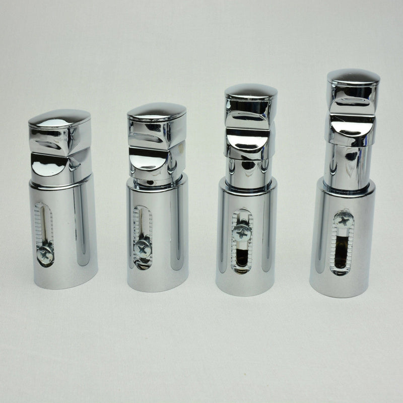 Elipse Model Chrome Towel Radiator Bracket Set