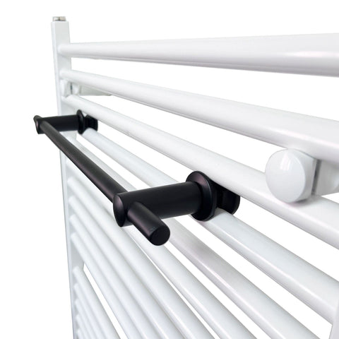 Black Extra Towel Rail Bar 460mm - Elegant Radiators