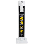 Hand Gel Floor Standing Dispenser Feet Operated  | Freestanding Sanitiser Holder