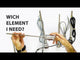 Which towel radiator element i need?