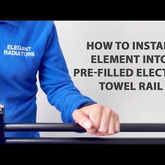 How to Install Element into Pre-filled Electric Towel Rail?