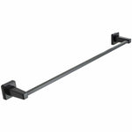 Square / Black Magnetic Hanger Extra Towel Rail Bar - Elegant Radiators