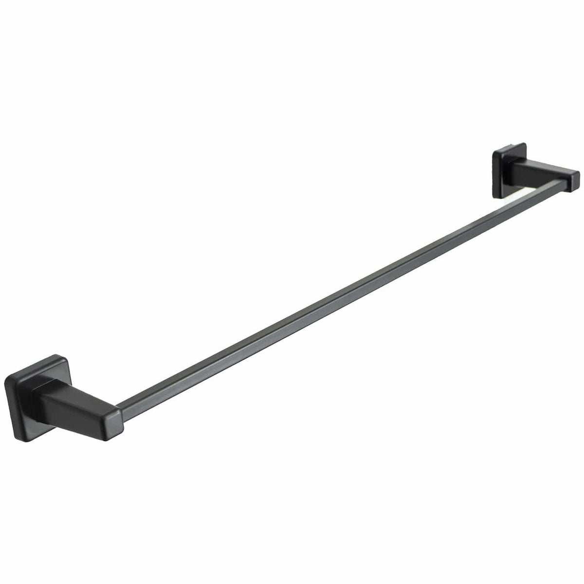 Square / Black Magnetic Hanger Extra Towel Rail Bar - Elegant Radiators