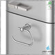 Chrome Magnetic Toilet Roll Holder For Towel Radiators Chrome