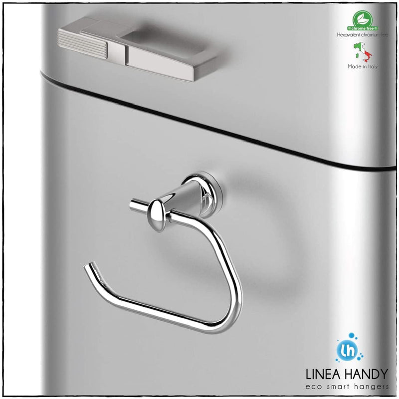 Chrome Magnetic Toilet Roll Holder For Towel Radiators Chrome