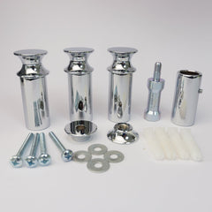 Straight Metal Brackets For Heated Towel Rail Radiator Chrome