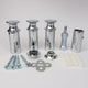 Straight Metal Brackets For Heated Towel Rail Radiator Chrome