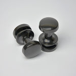Black Pegs for Heated Towel Rail Radiator Hooks(Pair)
