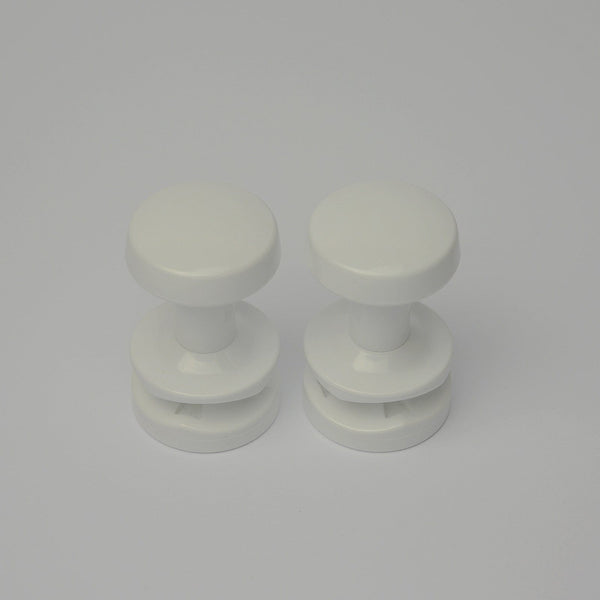 White Pegs for Heated Towel Rail Radiator Hooks(Pair)