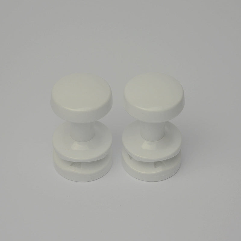 White Pegs for Heated Towel Rail Radiator Hooks(Pair)