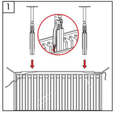 PK3 Floor Stand For Panel Radiators Floor Bracket Feet