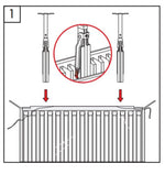 PK3 Floor Stand For Panel Radiators Floor Bracket Feet