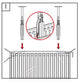 PK3 Floor Stand For Panel Radiators Floor Bracket Feet