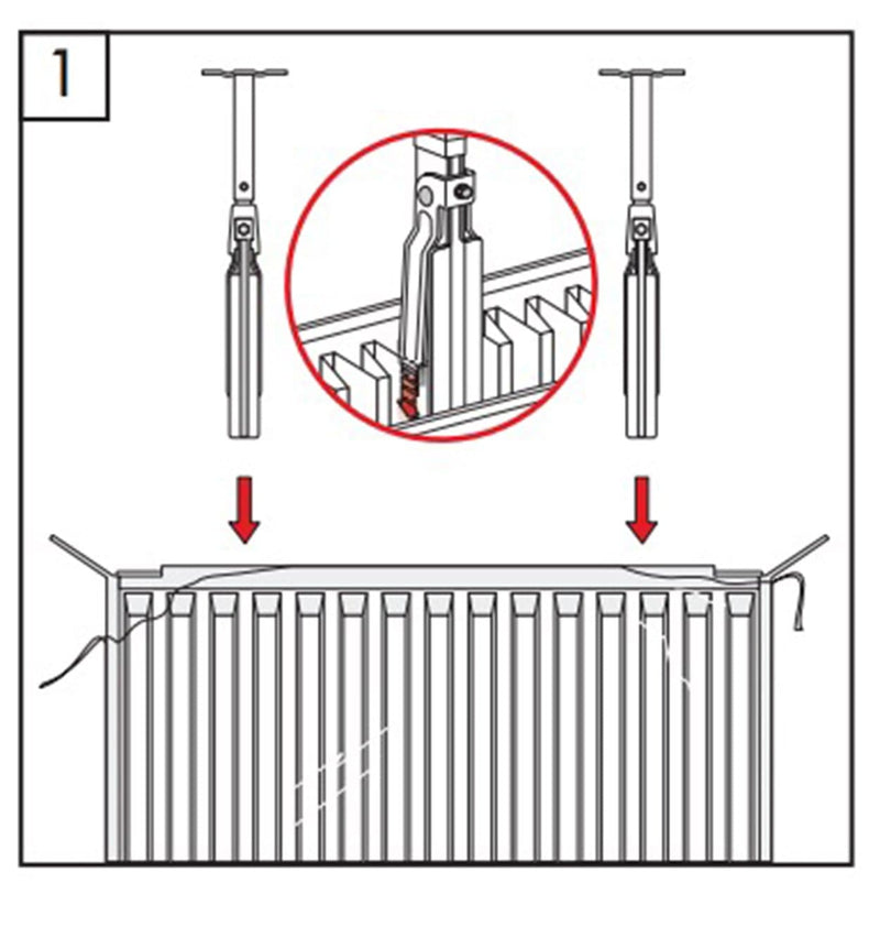 PK3 Floor Stand For Panel Radiators Floor Bracket Feet