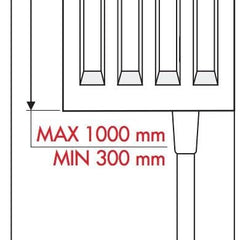 PK3 Floor Stand For Panel Radiators Floor Bracket Feet