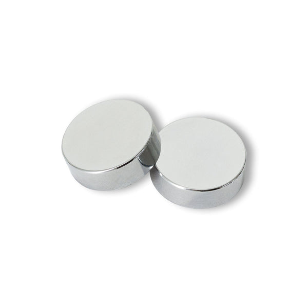 Chrome cover caps (pair)