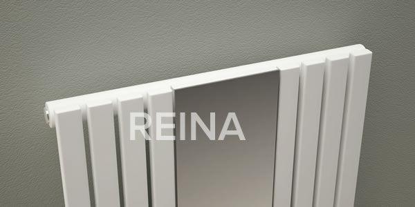 Reina Designer Reflect Vertical Steel Radiator - Elegant Radiators