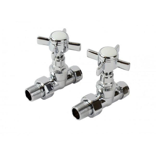Reina Bronte Straight Traditional Chrome Straight Valve Set