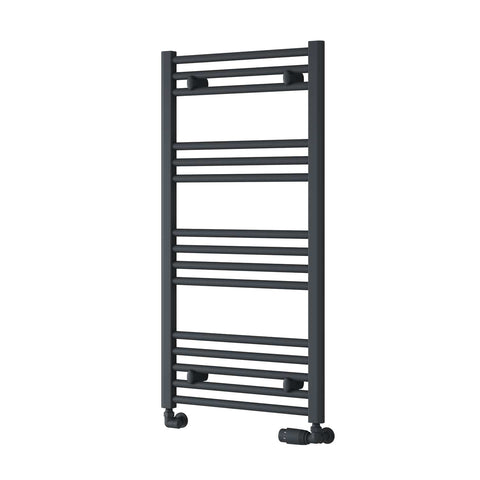 1000 x 500 mm Reina Capo Anthracite Flat Designer Towel Rail Radiator