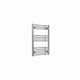 Flat / 800 x 500 mm Reina Capo Chrome Flat & Curved Towel Rail Radiator