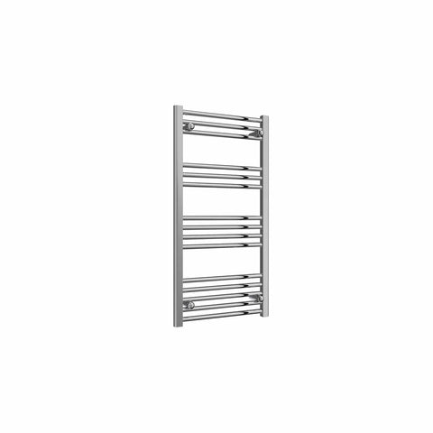 Flat / 1000 x 500 mm Reina Capo Chrome Flat & Curved Towel Rail Radiator