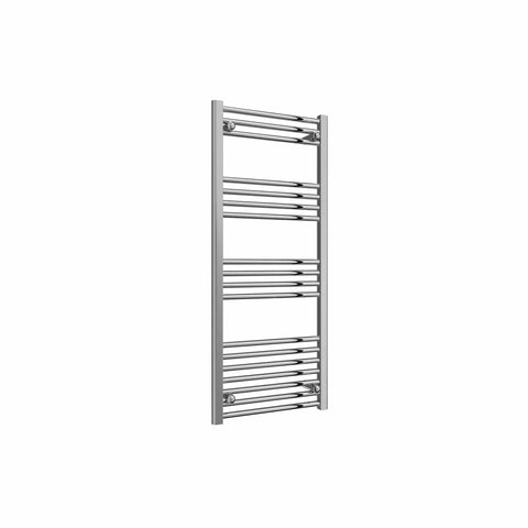 Flat / 1200 x 500 mm Reina Capo Chrome Flat & Curved Towel Rail Radiator