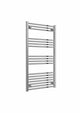 Flat / 1200 x 600 mm Reina Capo Chrome Flat & Curved Towel Rail Radiator