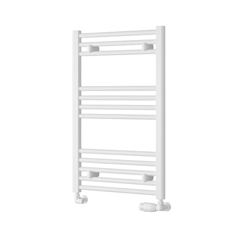 800 x 500 mm Reina Capo White Flat Designer Towel Rail Radiator