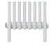 Reina Colona Column Horizontal and Vertical Radiator Feet - White