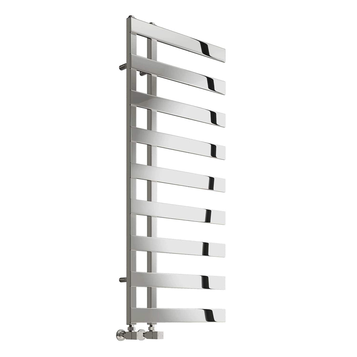 Reina Designer Capelli Vertical Polished Heated Towel Rail Stainless Steel Radiator