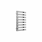Polished / 880 x 500 mm Reina Designer Cavo Vertical Heated Towel Rail Stainless Steel Radiator