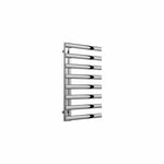 Polished / 880 x 500 mm Reina Designer Cavo Vertical Heated Towel Rail Stainless Steel Radiator