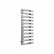 Polished / 1230 x 500 mm Reina Designer Cavo Vertical Heated Towel Rail Stainless Steel Radiator