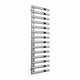 Polished / 1580 x 500 mm Reina Designer Cavo Vertical Heated Towel Rail Stainless Steel Radiator