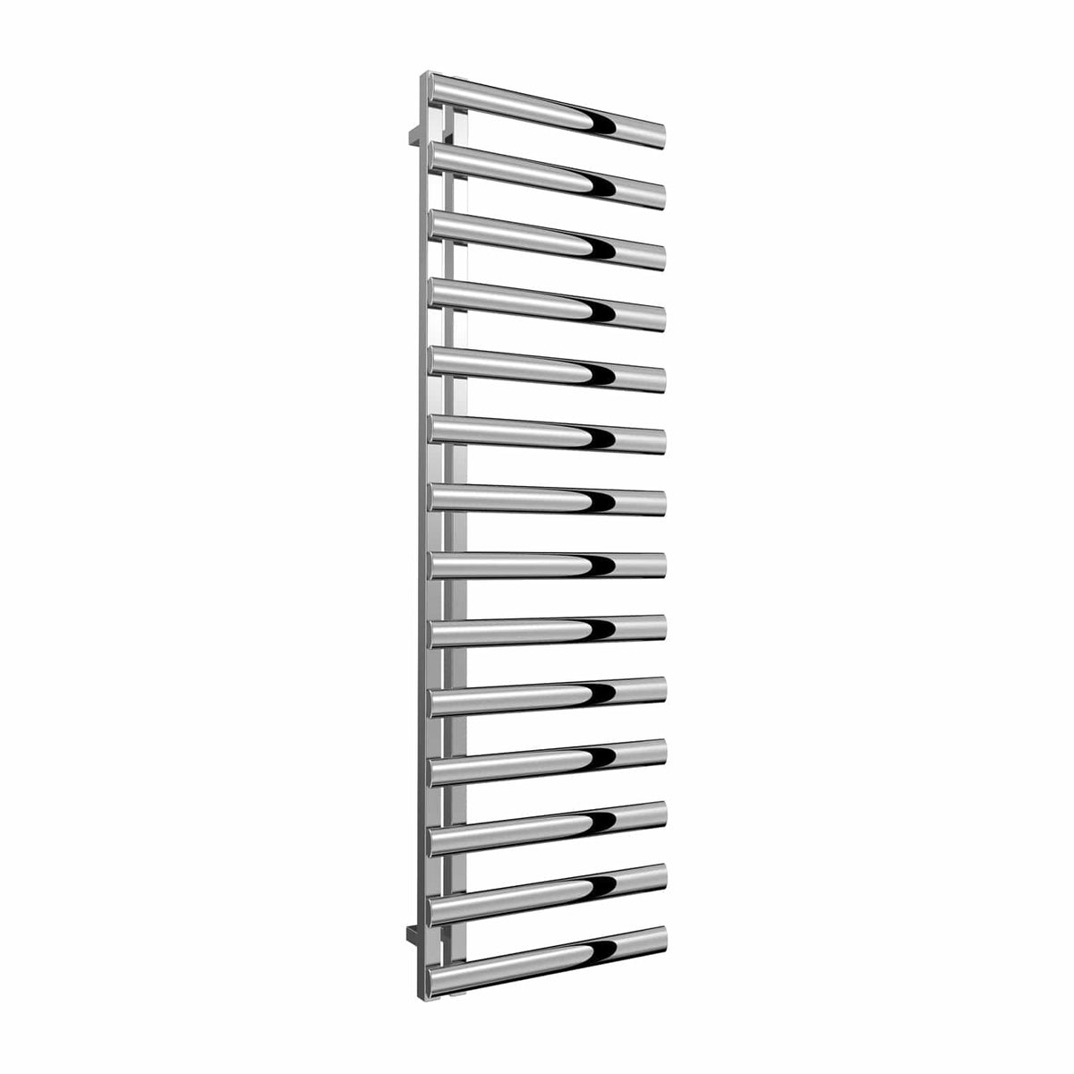 Polished / 1580 x 500 mm Reina Designer Cavo Vertical Heated Towel Rail Stainless Steel Radiator