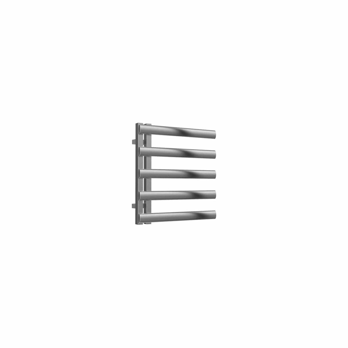 Brushed / 530 x 500 mm Reina Designer Cavo Vertical Heated Towel Rail Stainless Steel Radiator