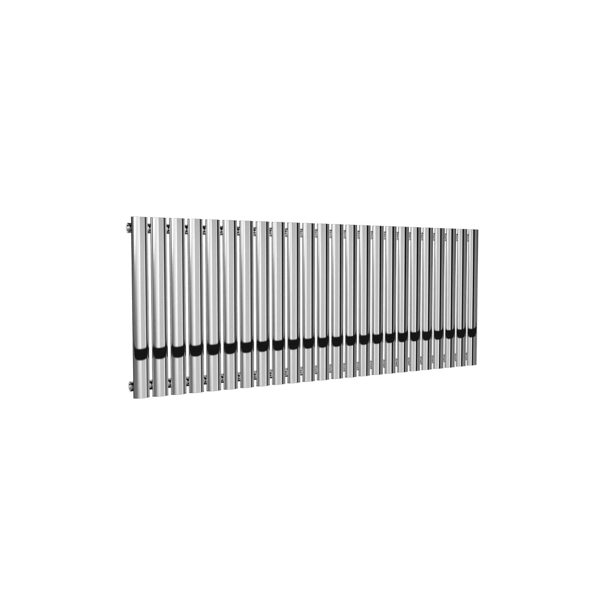 550 x 1180 mm Reina Designer Chrome Neva Horizontal Steel Radiator