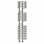 1600 x 300 mm Reina Designer Claro Vertical Chrome Heated Towel Rail Steel Radiator