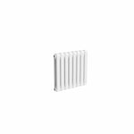 White / 550 x 580 mm Reina Designer Coneva Column Horizontal Radiator