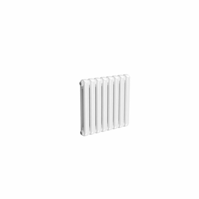White / 550 x 580 mm Reina Designer Coneva Column Horizontal Radiator