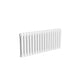 White / 550 x 1210 mm Reina Designer Coneva Column Horizontal Radiator