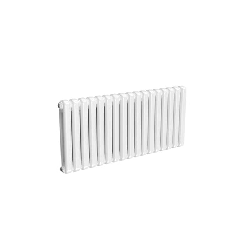 White / 550 x 1210 mm Reina Designer Coneva Column Horizontal Radiator