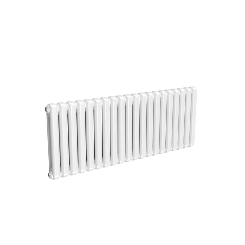 White / 550 x 1420 mm Reina Designer Coneva Column Horizontal Radiator