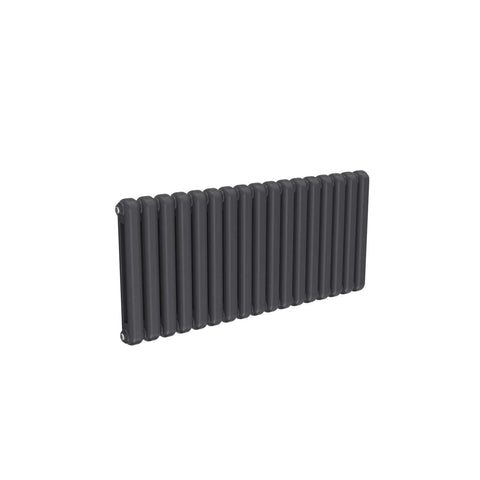 Anthracite / 550 x 1210 mm Reina Designer Coneva Column Horizontal Radiator