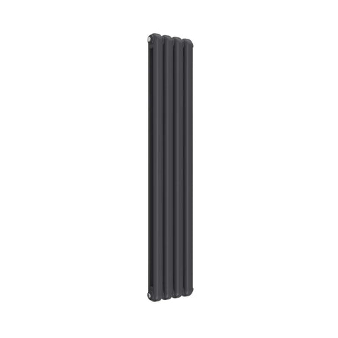 Anthracite / 1500 x 300 mm Reina Designer Coneva Column Vertical Radiator