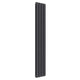 Anthracite / 1800 x 300 mm Reina Designer Coneva Column Vertical Radiator