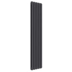 Anthracite / 1800 x 370 mm Reina Designer Coneva Column Vertical Radiator