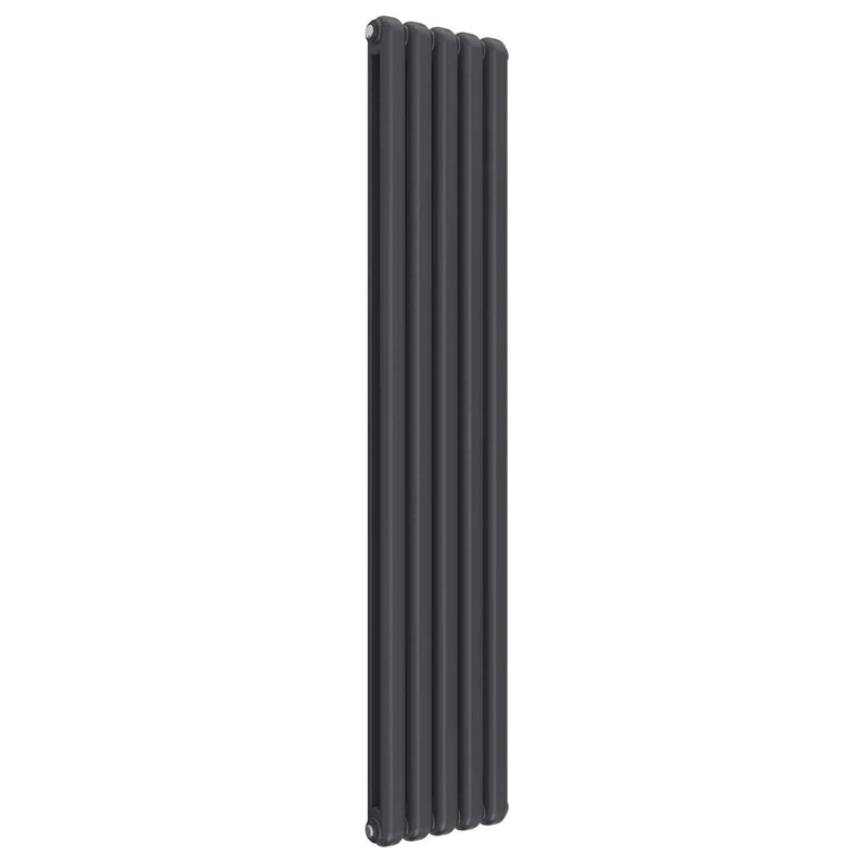 Anthracite / 1800 x 370 mm Reina Designer Coneva Column Vertical Radiator