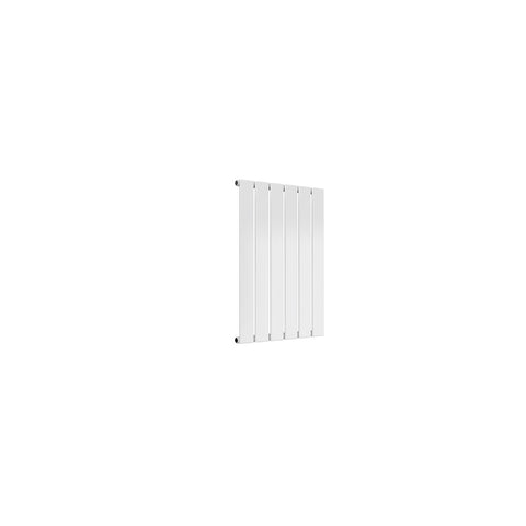 Single / White / 600 x 440 mm Reina Designer Flat Horizontal Steel Radiator